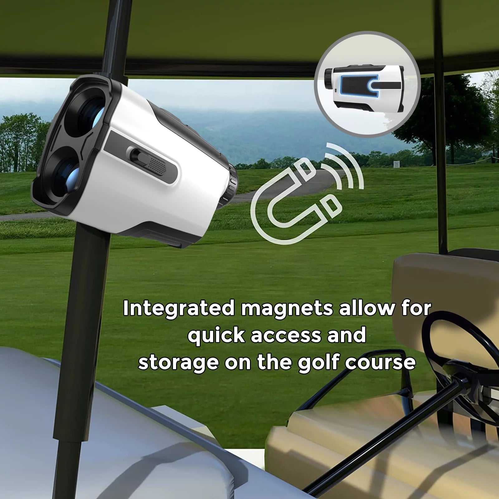 Laser Golf Rangefinder 900 Yards | 7X Magnification with Slope Switch, X9 PRO