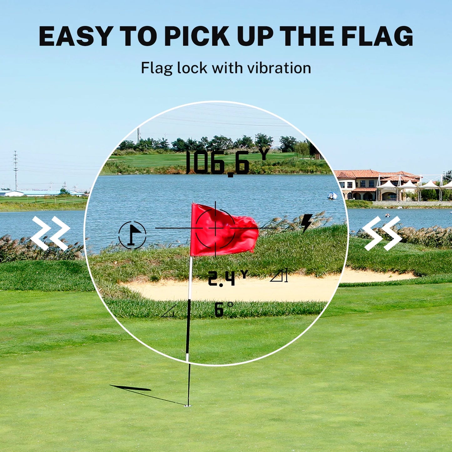 Laser Golf Rangefinder 900 Yards | 7X Magnification with Slope Switch, X9 PRO