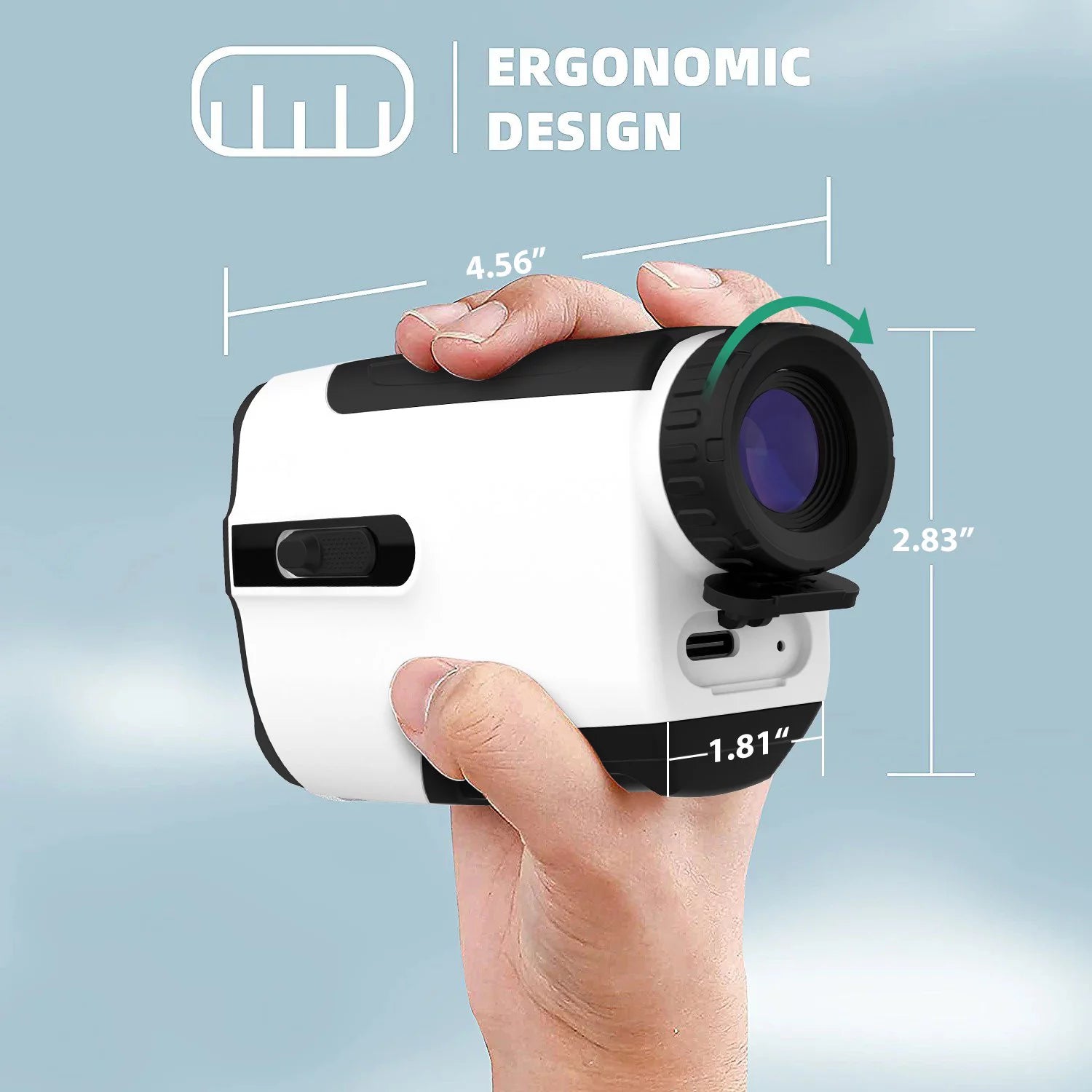 Laser Golf Rangefinder 900 Yards | 7X Magnification with Slope Switch, X9 PRO