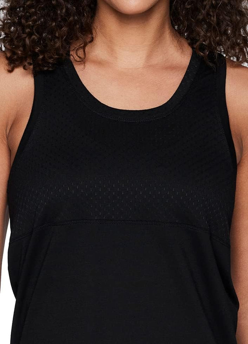 Active Women'S Sleeveless Athletic Performance Running Workout Yoga Tank Top with Mesh Ventilation